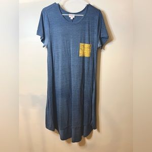 Blue Carly Lularoe Dress (size M)